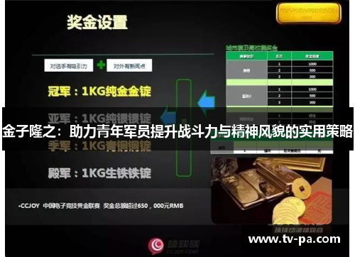 金子隆之：助力青年军员提升战斗力与精神风貌的实用策略